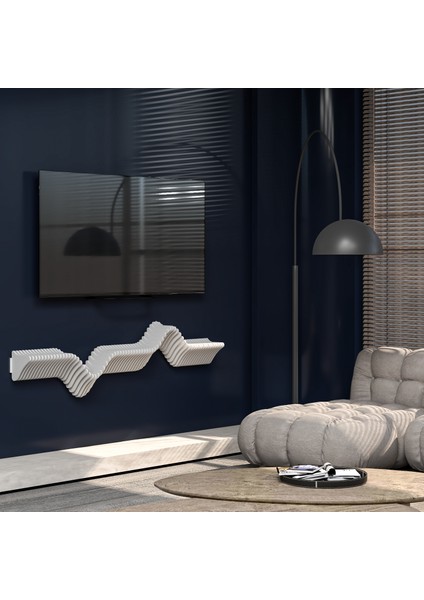 Modern Duvar Rafı, Tv Ünitesi, Özel Tasarım Parametrik Raf modelleri