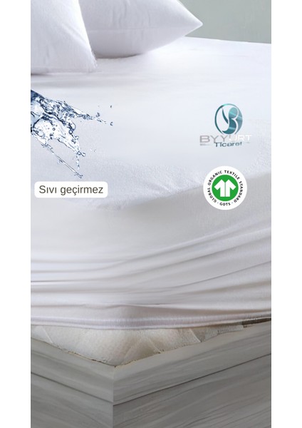 Mikro Sıvı Geçirmez Tek Kişilik Yatak Alezi Beyaz 100X200 fiyatları
