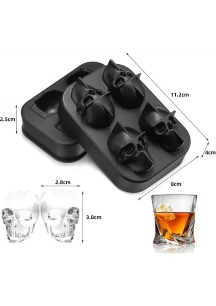 Kuru Kafa Şekilli Silikon Buz Kalıbı modelleri