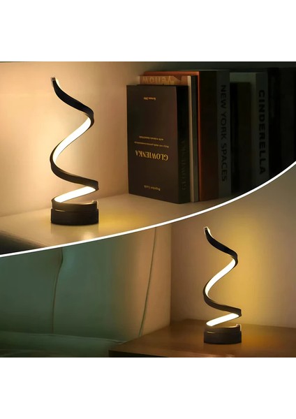 Kıvrımlı Spiral Gece Lambası
