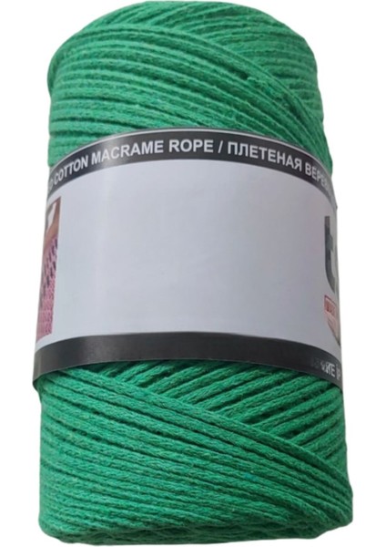 Pamuk Makrome 2 mm Yeşil