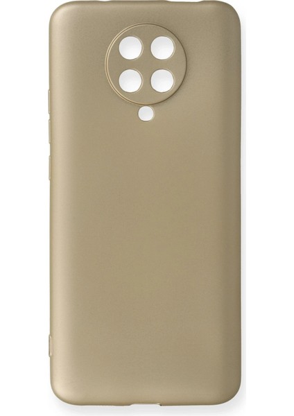 Xiaomi K30 Pro Kılıf First Silikon - Gold Arbkd