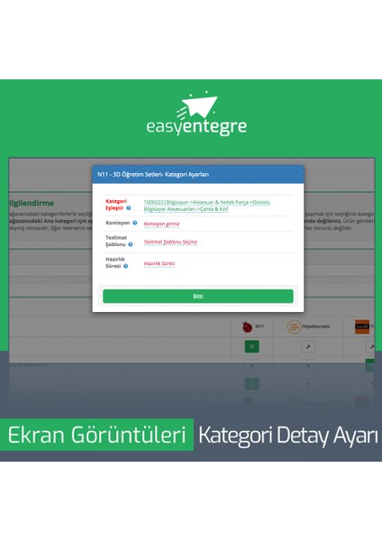 Opencart Çiceksepeti Pazaryeri Api Entegrasyon Modülü fiyatları
