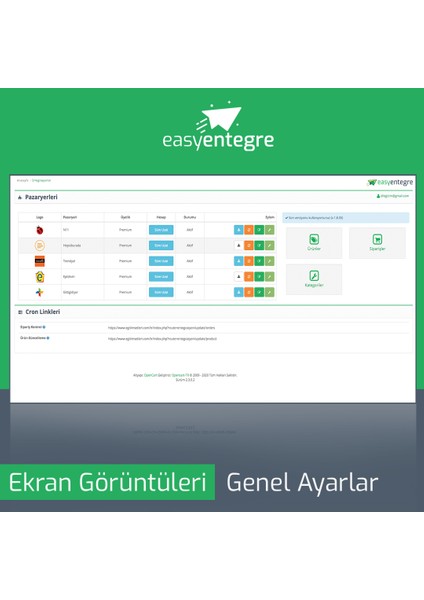 Opencart Çiceksepeti Pazaryeri Api Entegrasyon Modülü indirimleri