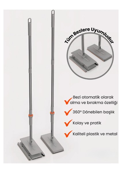 Pratik One-Touch Temizlik Mopu modelleri