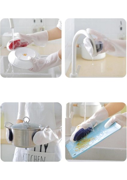 Silikon Bulaşık Yıkama Eldiveni