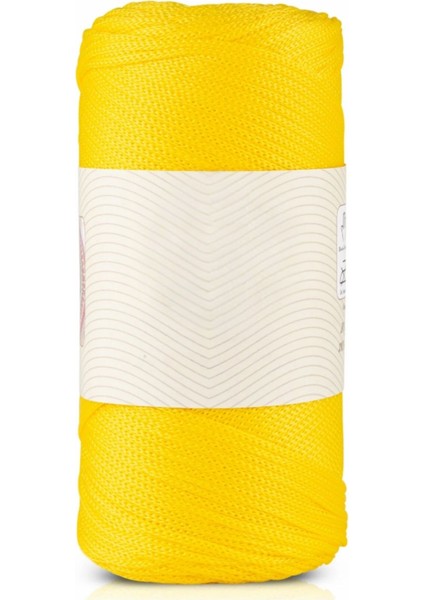 Makrome Ipi 3mm Polyester Koyu Sarı