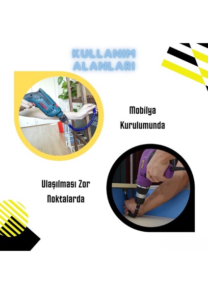 Esnek Şaftlı Tornavida Ucu Seti fırsatları