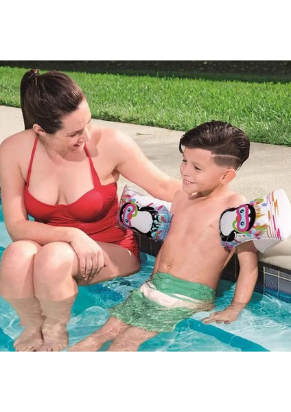 Sevimli Hayvan Desenli Büyük Çocuk Deniz Kolluğu (6-12 Yaş) modelleri