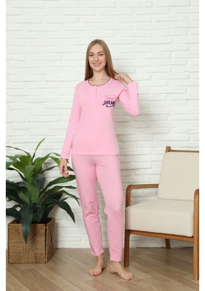 Kadın Uzun Kol Pijama Takımı