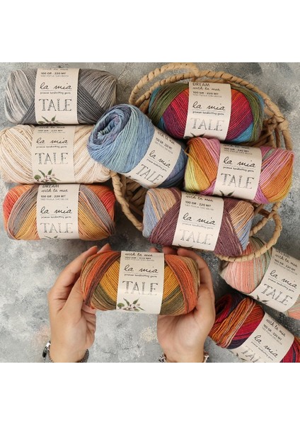 La Mia Tale Ebruli El Örgü Ipi - LM126 indirimleri