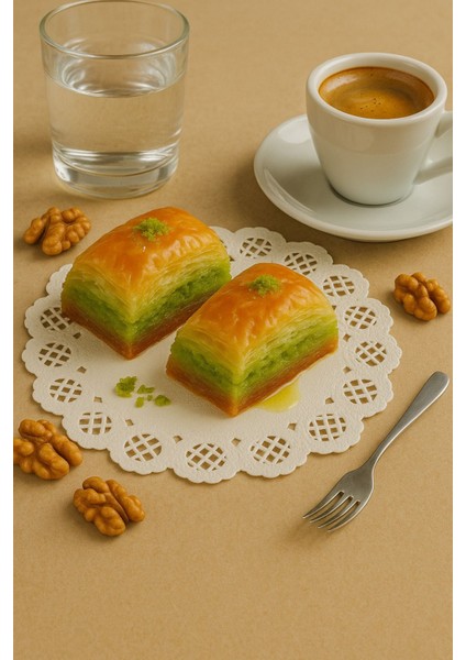 100'LÜ Beyaz Kağıt Dantel Pasta Danteli 18 Cm, Şık ve Zarif Süsleme Seçeneği fırsatları