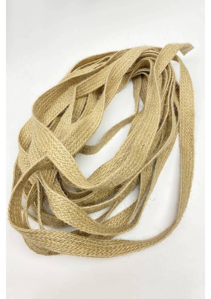 Haki Renkli Dekoratif Şerit, Süsleme ve Paketleme Için 5 Metre Hasır Biye fiyatları