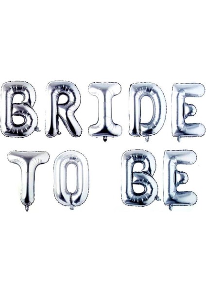 Gümüş Renkli Düğün Hazırlıkları Balon Seti, Şık ve Eğlenceli Organizasyonlar Için