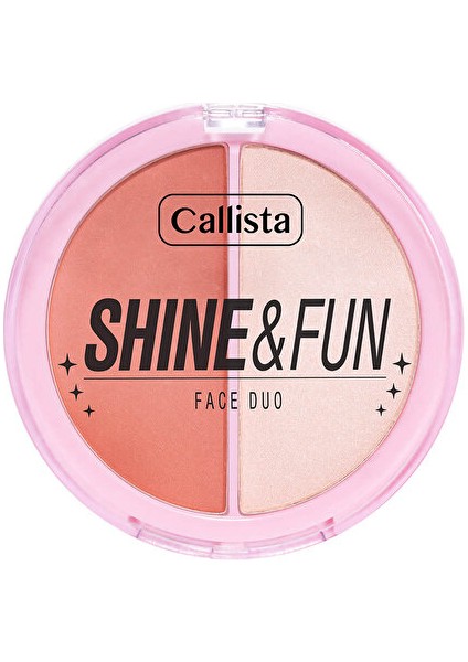 Shine & Fun Face Duo Allık Paleti - 140 Good Company - 1 Adet