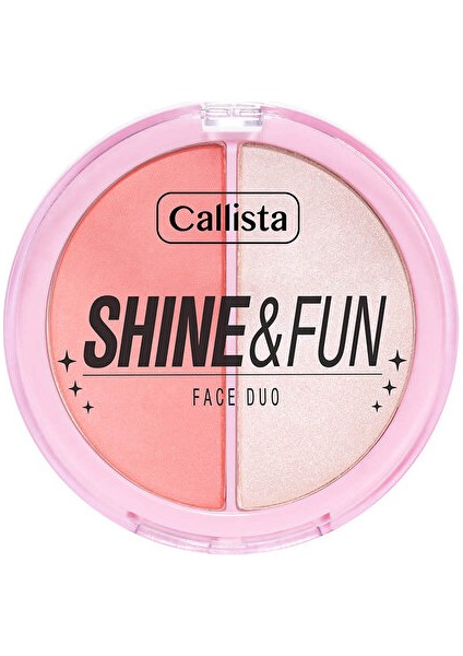Shine & Fun Face Duo Allık - 110 Party Gang - 1 Adet