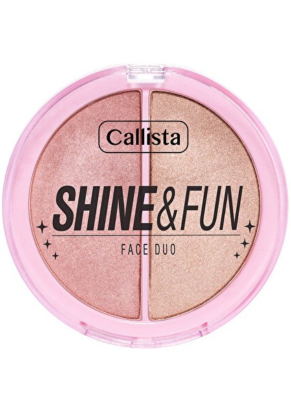 Shine & Fun Face Duo Allık 130 Shine Squad - 1 Adet