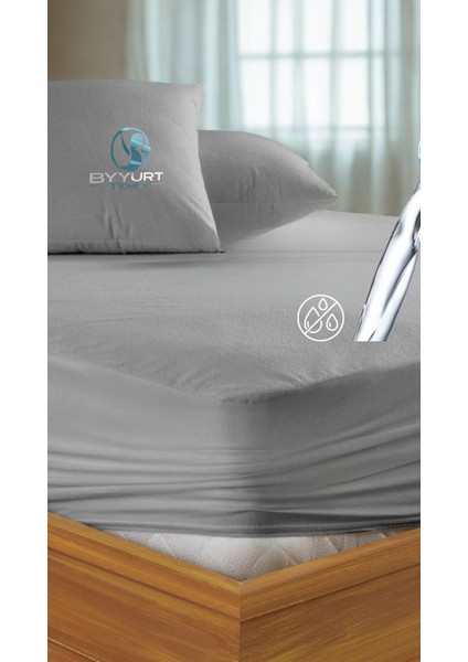 Mikro Sıvı Geçirmez Battal Boy Yatak Alezi Antrasit Gri 200X220 fırsatları