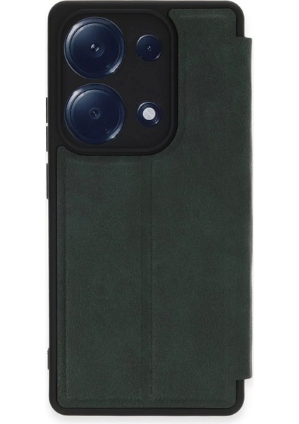 Xiaomi Redmi Note 13 Pro 4g Kılıf Flip Cover - Koyu Yeşil modelleri