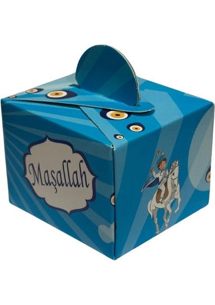 Mavi 25'li Lokum Kutusu, Şık ve Pratik Ikram Paketi, Güzel Sunumlar Için Ideal. modelleri