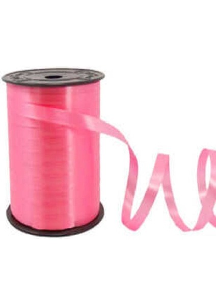 200 Metre Pembe Rafya Şerit Kurdele, En: 8 Mm, Beyaz, Şık ve Dayanıklı Tasarım