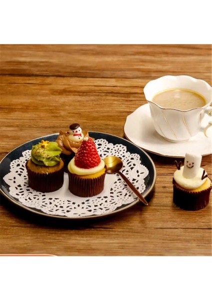 Beyaz Dantel Kağıt 28CM, 100 Adet, Zarif ve Şık Dekorasyon Malzemesi fiyatları