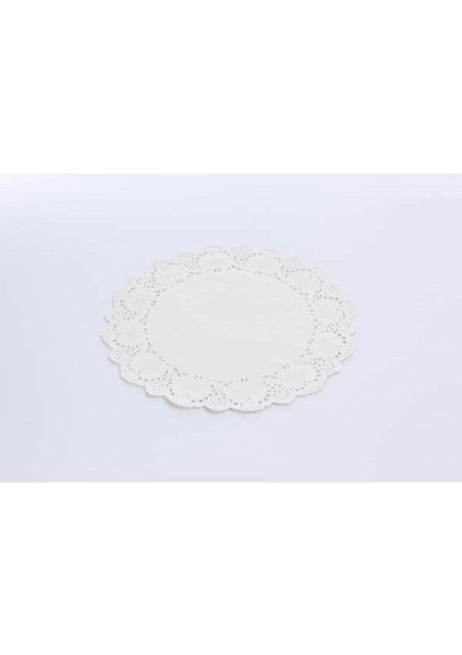 Beyaz Dantel Kağıt 28CM, 100 Adet, Zarif ve Şık Dekorasyon Malzemesi