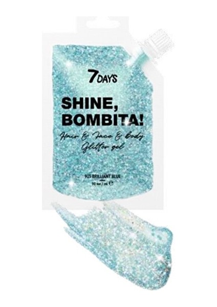 Shine Bombita Glitter - 905 Brilliant Blue - 90 ml