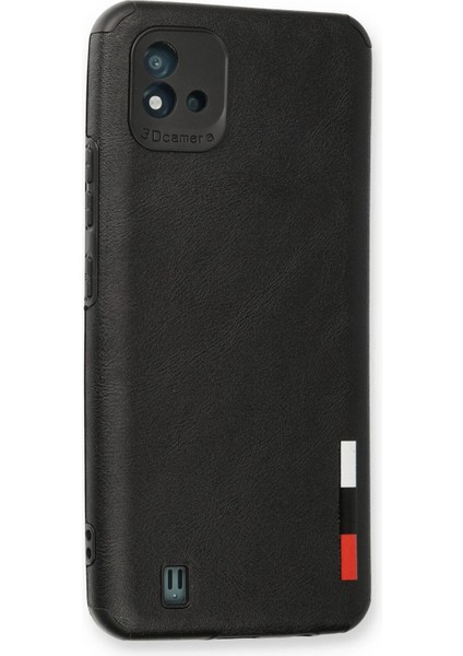 Realme C11 2021 Kılıf Loop Deri Silikon - Siyah Arbkd fiyatları