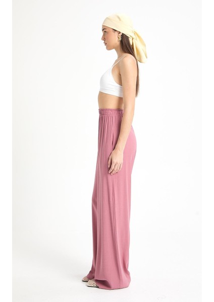 Gül Kurusu Tensel Kumaş Pantolon Kimono Alt/üst Takım 29199 fiyatları