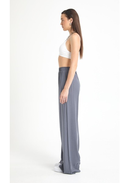 Antrasit Tensel Kumaş Pantolon Kimono Alt/üst Takım 29199 fiyatları