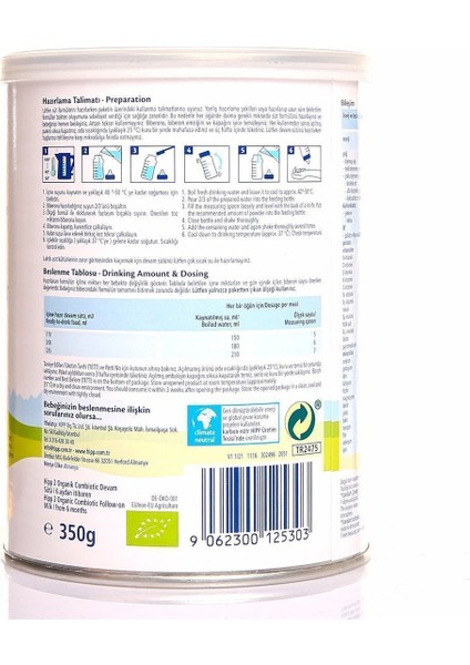 Organik Combiotic 2 Numara 350 gr 6-12 Ay 6`lı Avantaj Paketi (2100GR) indirimleri