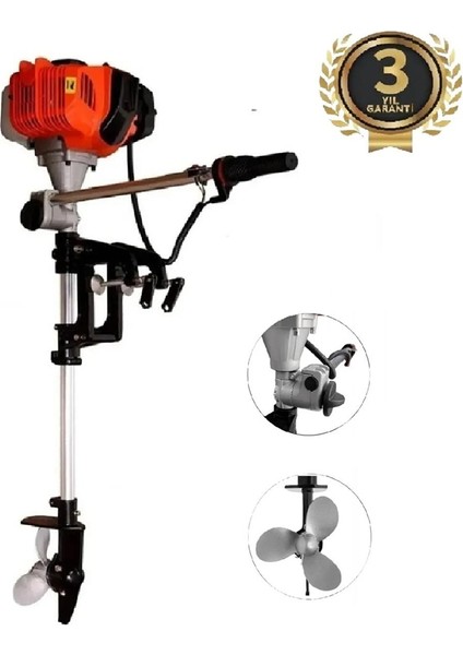BP6300 Japon Profesyonel Tekne Deniz Bot Kayık Motoru 63CC fırsatları