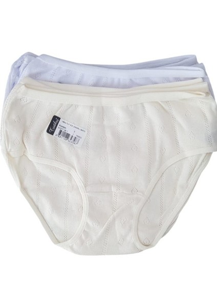 0854 Kız Çocuk Jakarlı Bato-Slip-Külot - 12'li Kombin modelleri