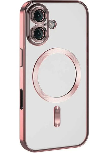 iPhone 16 Plus Kılıf Kross Magneticsafe Kapak - Pembe