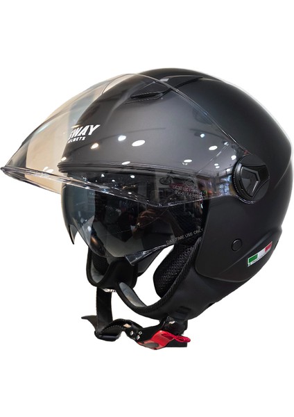 SW-765 Mat Siyah Açık Kask (Güneş Vizörlü) fiyatları