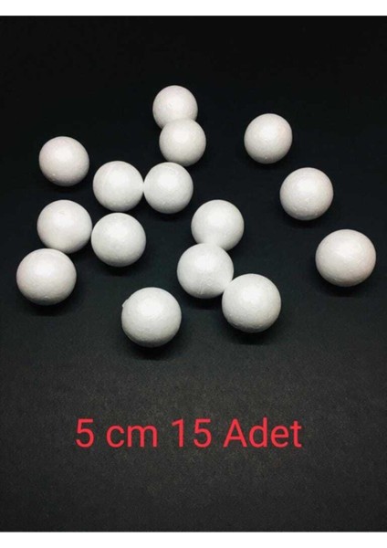 Beyaz 5cm Yumuşak Köpük Topu, Hafif ve Dayanıklı Yapı ile Ideal Kullanım Sağlar