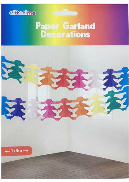 Renkli Çocuk Süsleri 3m 1 Adet, 240 Kl, 20CM En, 300CM Boy