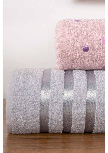 Yumuşak ve Hızlı Kuruyan 4'lü Banyo ve Saç Havlusu Seti, Pembe fırsatları