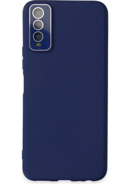 Vivo Y11S Kılıf Lansman Glass Kapak - Sky Blue Arbkd