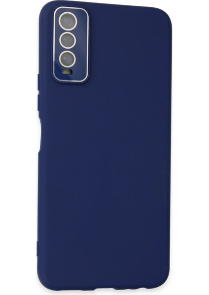 Vivo Y11S Kılıf Lansman Glass Kapak - Sky Blue Arbkd fiyatları