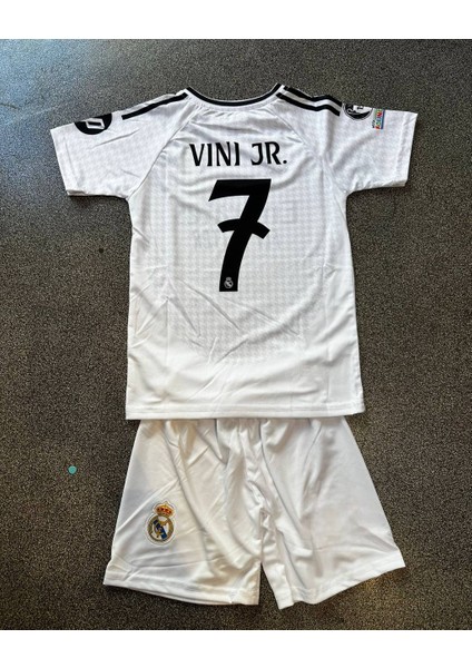 Relamadrid 2024/25 Iç Saha Vını Jr Çocuk Formas 4lü Set Beyaz