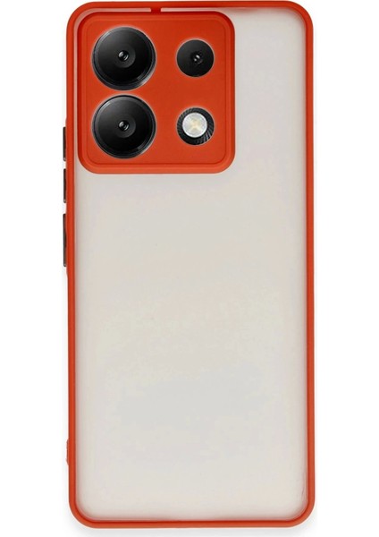 Xiaomi Redmi Note 13 5g Kılıf Montreal Silikon Kapak - Kırmızı