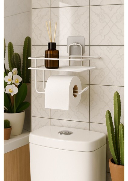 Mat Siyah Metal Tuvalet Kağıtlığı Askısı, Pratik ve Şık Tasarım modelleri