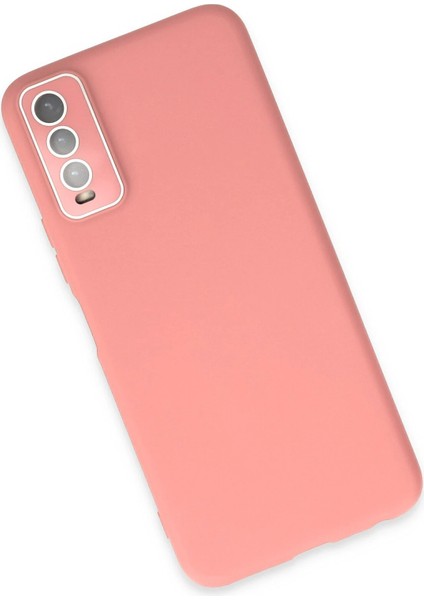 Vivo Y11S Kılıf Lansman Glass Kapak - Pembe Arbkd modelleri