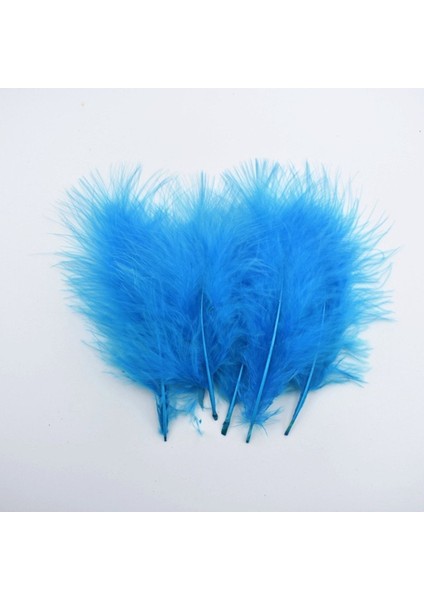 Mavi Renkli Tek Tüy 100 Adet, Parti ve Dekorasyon Malzemeleri