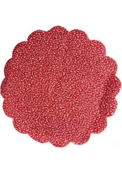 Kırmızı Organze Karlı Tül 18CM 100 Adet, Şık ve Zarif Dekorasyon Ürünü