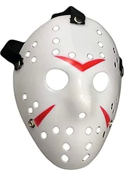 Çizgili Tam Yüz Hokey Maskesi, Çok Renkli ve Şık Tasarım fırsatları