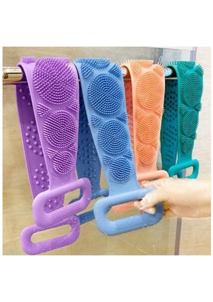 Silikon Çift Taraflı Banyo Kesesi