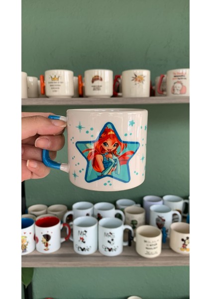 Winx Club Bloom Baskılı Çay Kahve Fincan Kupa